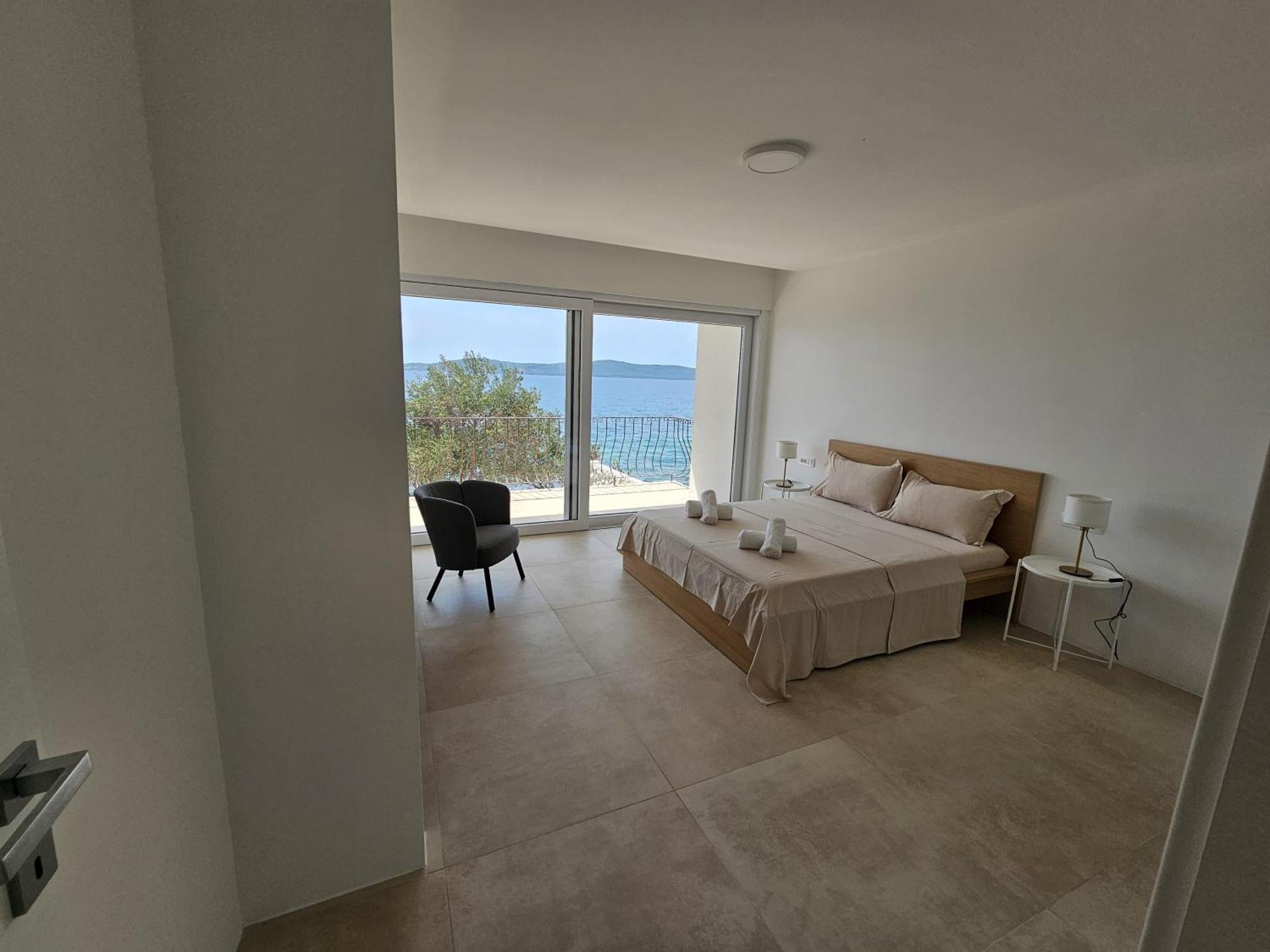 Sunset Family House In Bibinje On The Beach Bagian luar foto