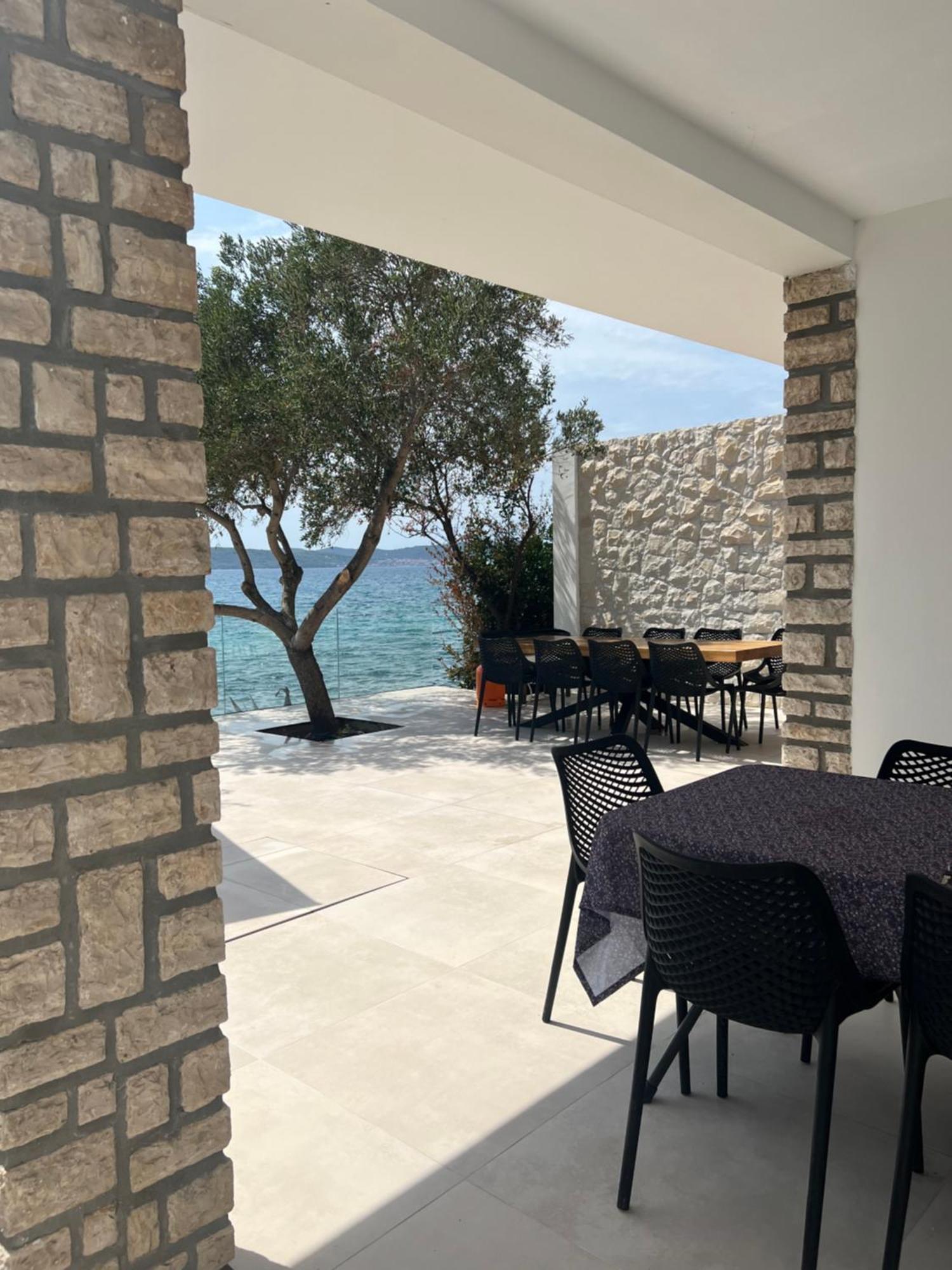 Sunset Family House In Bibinje On The Beach Bagian luar foto